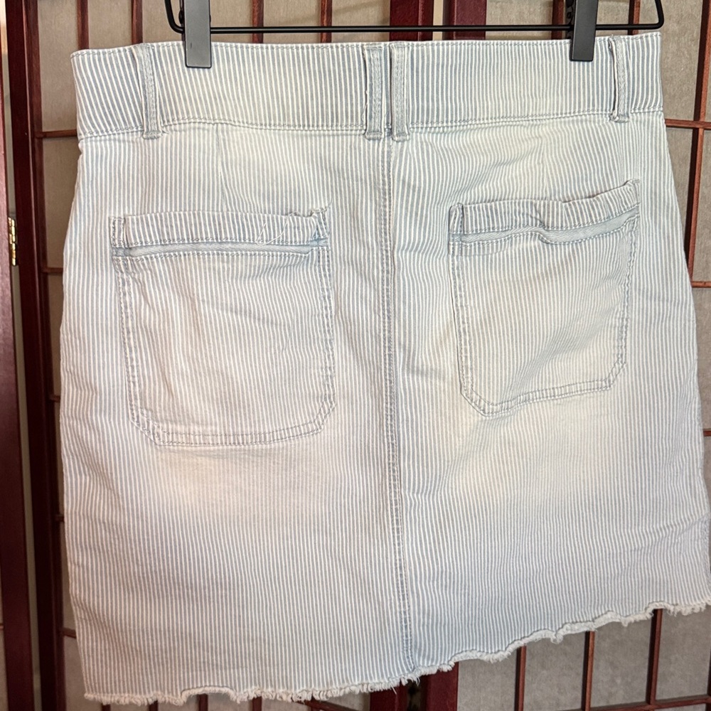 Democracy Light Blue A-Line Skirt - Picture 2 of 2